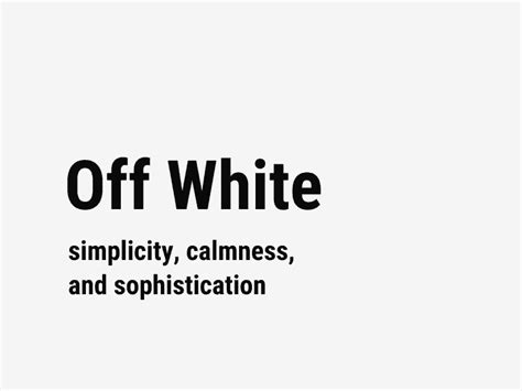 off white and white color|off white color meaning.